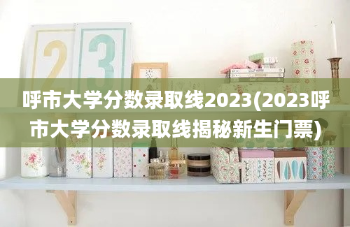 呼市大学分数录取线2023(2023呼市大学分数录取线揭秘新生门票)