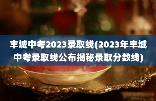 丰城中考2023录取线(2023年丰城中考录取线公布揭秘录取分数线)