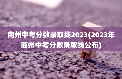 商州中考分数录取线2023(2023年商州中考分数录取线公布)