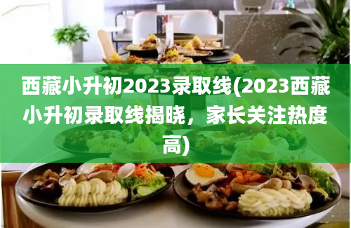 西藏小升初2023录取线(2023西藏小升初录取线揭晓，家长关注热度高)