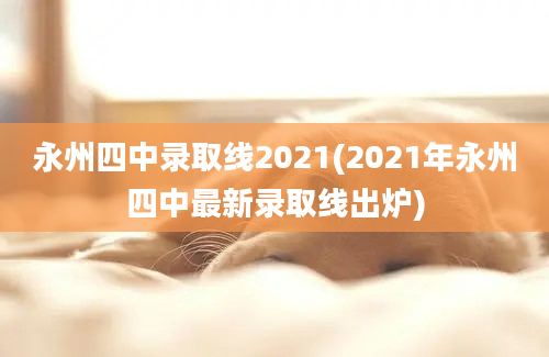 永州四中录取线2021(2021年永州四中最新录取线出炉)