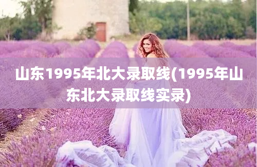 山东1995年北大录取线(1995年山东北大录取线实录)