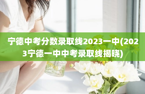 宁德中考分数录取线2023一中(2023宁德一中中考录取线揭晓)