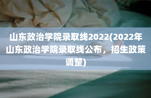 山东政治学院录取线2022(2022年山东政治学院录取线公布，招生政策调整)