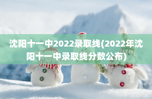 沈阳十一中2022录取线(2022年沈阳十一中录取线分数公布)