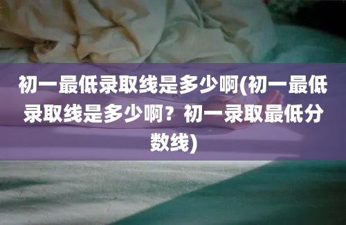 初一最低录取线是多少啊(初一最低录取线是多少啊？初一录取最低分数线)