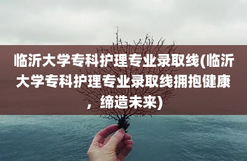 临沂大学专科护理专业录取线(临沂大学专科护理专业录取线拥抱健康，缔造未来)