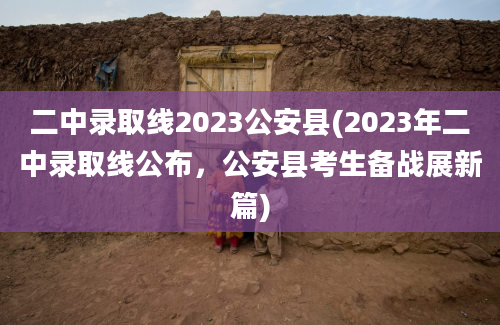 二中录取线2023公安县(2023年二中录取线公布，公安县考生备战展新篇)