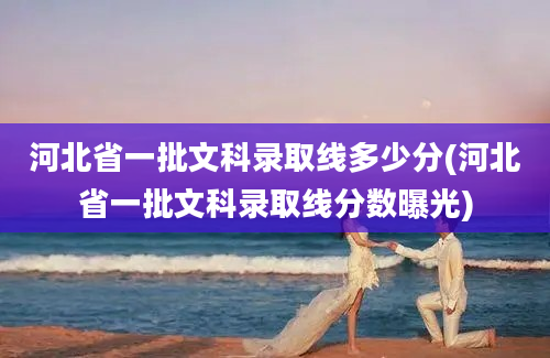 河北省一批文科录取线多少分(河北省一批文科录取线分数曝光)