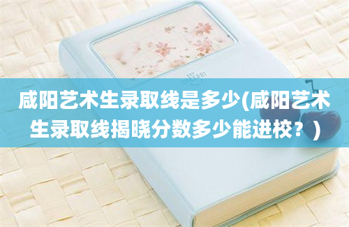 咸阳艺术生录取线是多少(咸阳艺术生录取线揭晓分数多少能进校？)