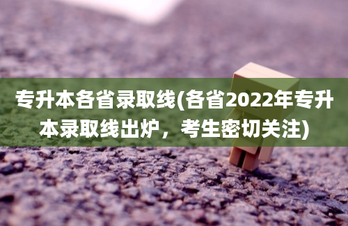 专升本各省录取线(各省2022年专升本录取线出炉，考生密切关注)