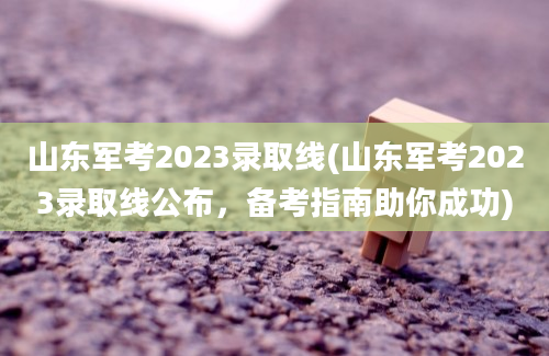 山东军考2023录取线(山东军考2023录取线公布，备考指南助你成功)