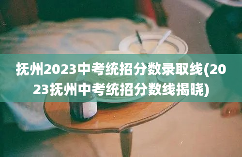 抚州2023中考统招分数录取线(2023抚州中考统招分数线揭晓)