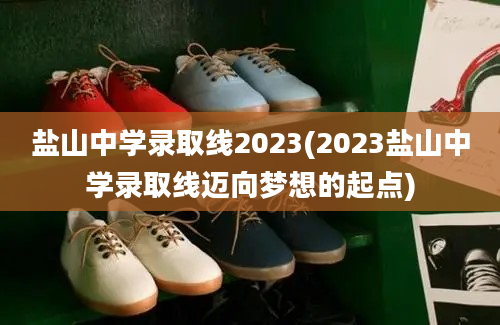 盐山中学录取线2023(2023盐山中学录取线迈向梦想的起点)