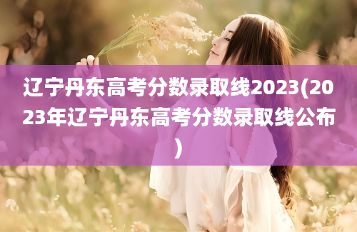 辽宁丹东高考分数录取线2023(2023年辽宁丹东高考分数录取线公布)