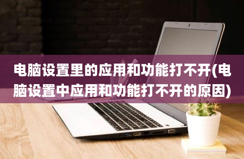 电脑设置里的应用和功能打不开(电脑设置中应用和功能打不开的原因)