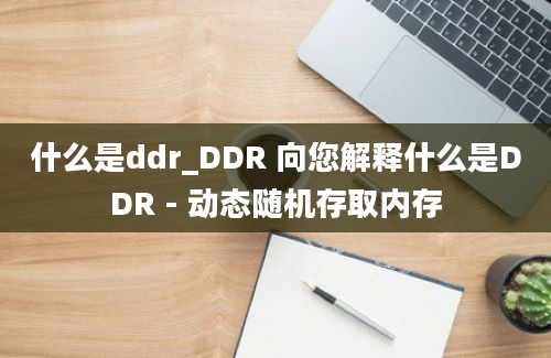 什么是ddr_DDR 向您解释什么是DDR - 动态随机存取内存